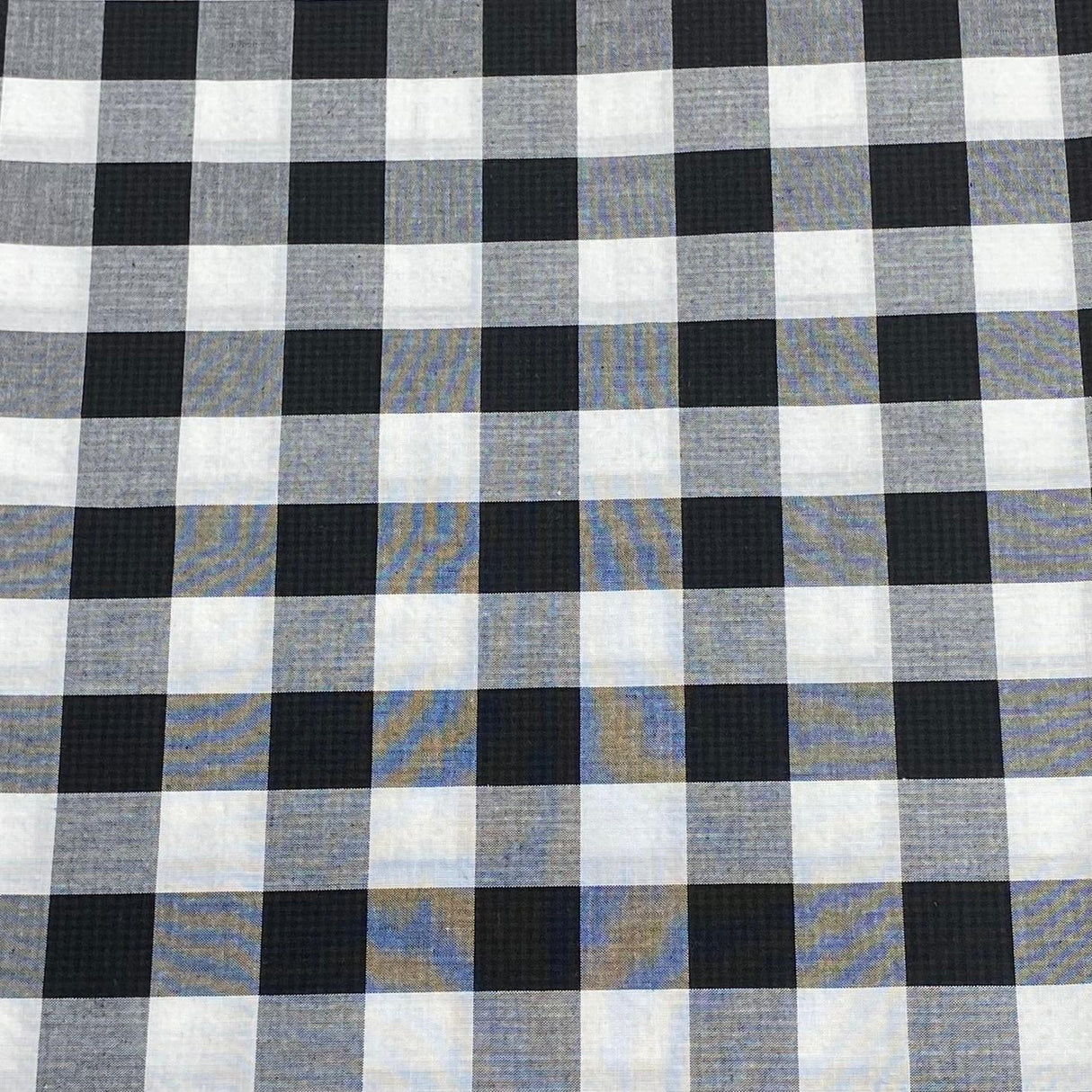 Pound A Metre 3 Metres 3 Metres Luxury Dressmaking 100% Digital Printed Cotton Lawn- 55" (Checks) (EOL)