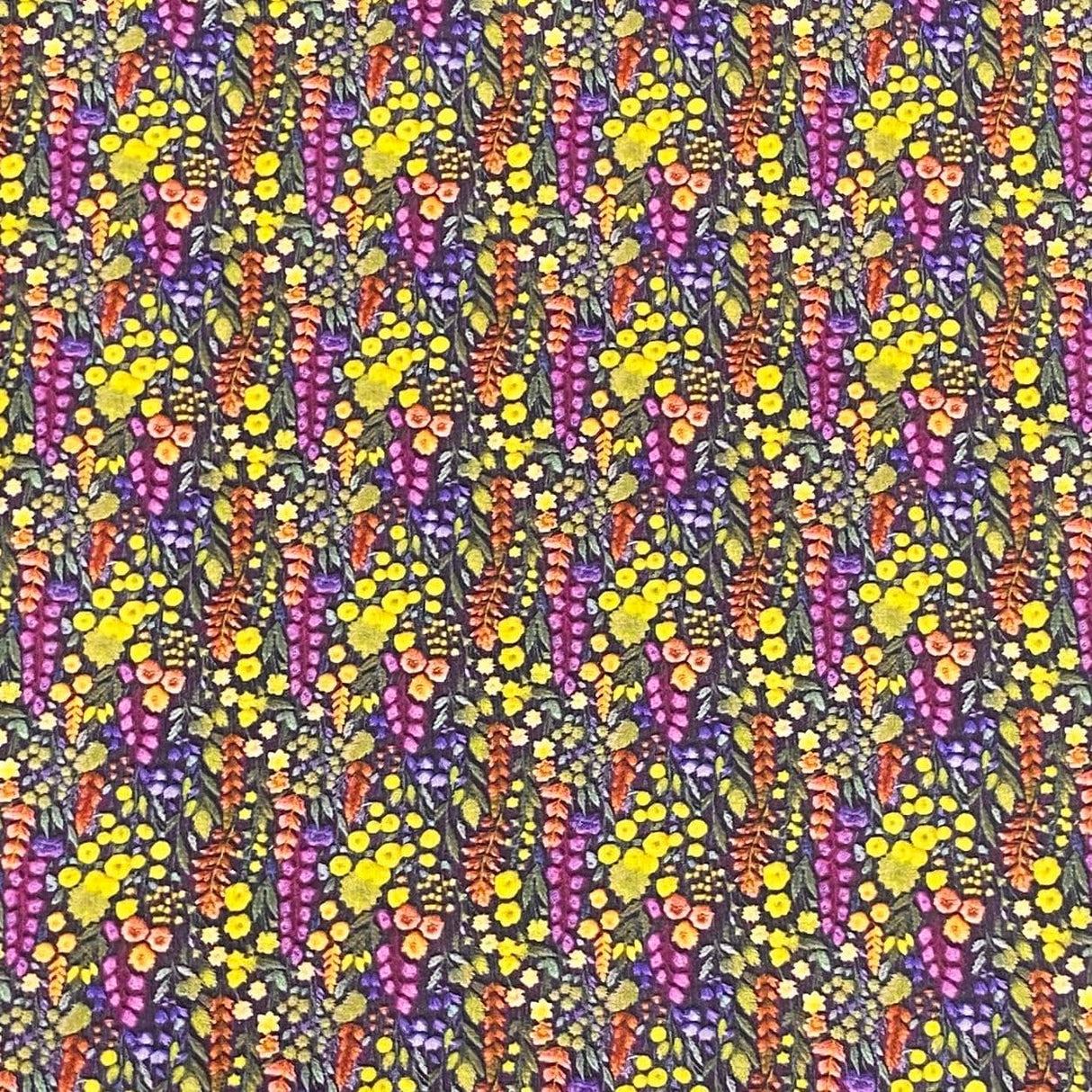 Pound A Metre 3 Metres 3 Metres, Luxury Dressmaking 100% Digital Printed Cotton Lawn- 55" (Jungle)