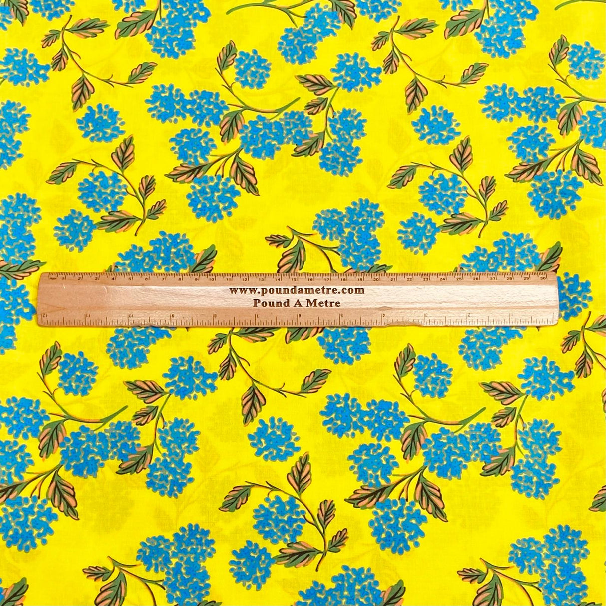 Pound A Metre 3 Metres 3 Metres, Luxury Dressmaking 100% Digital Printed Cotton Lawn- 55" (Lime Green)