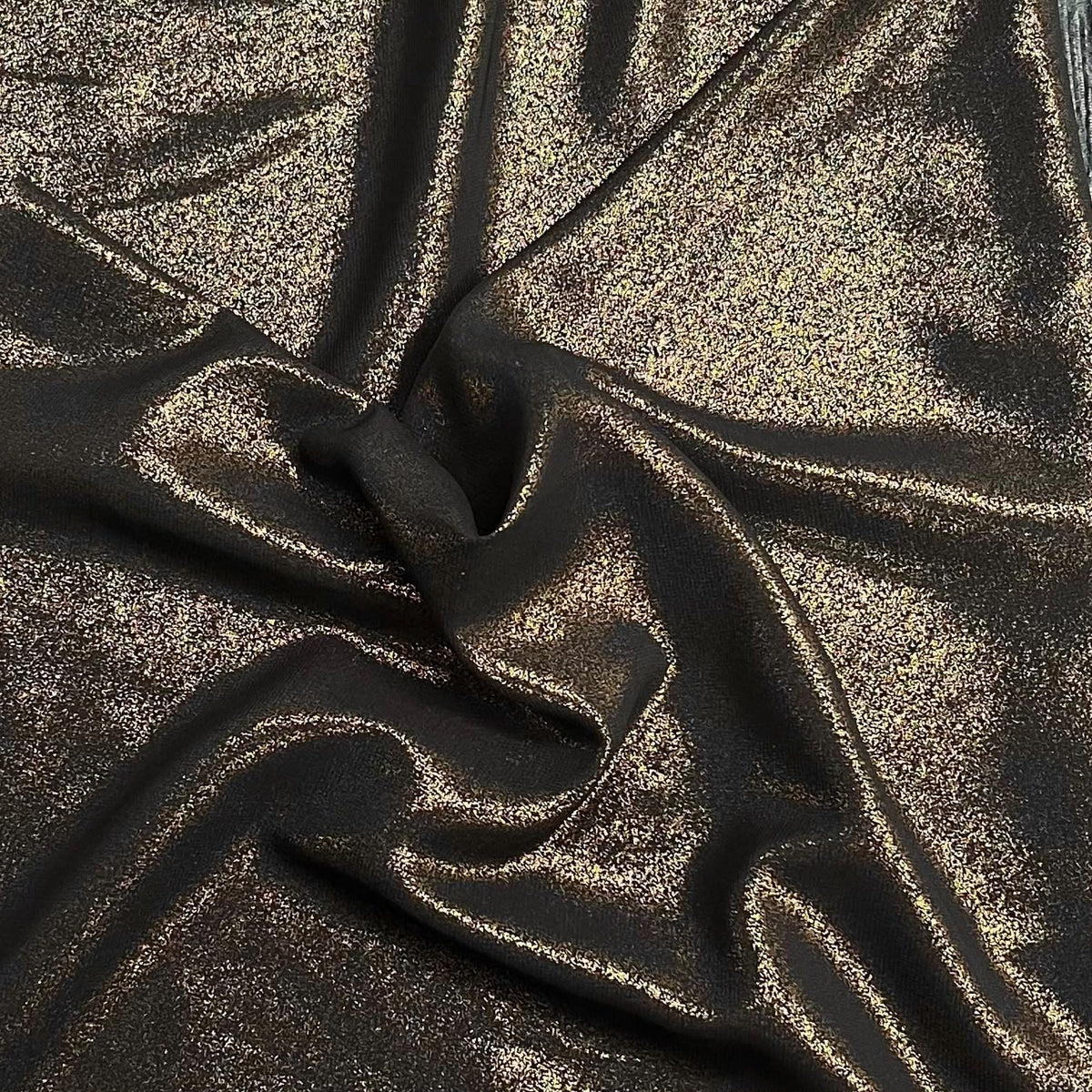Pound A Metre 3 Metres Luxury Dressmaking Metallic Chiffon- 55" Wide - (Gold)
