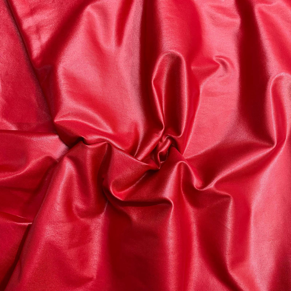 Pound A Metre 3 Metres Luxury Dressmaking Metallic Chiffon- 55" Wide - (Red)
