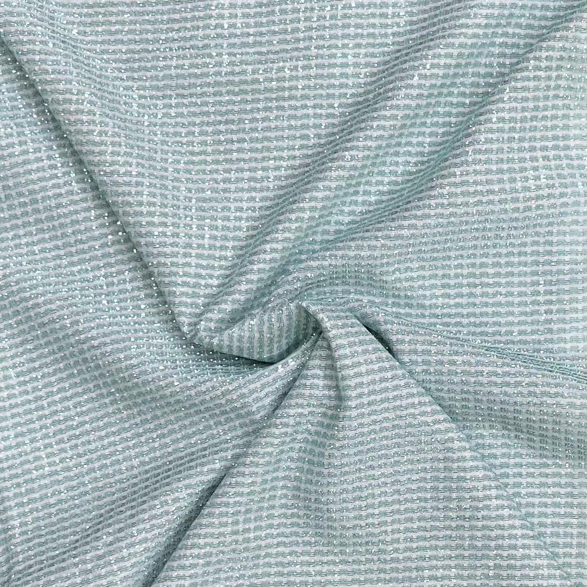 Pound A Metre 3 Metres Luxury Glitter Fabric – 45" Wide (Blue)