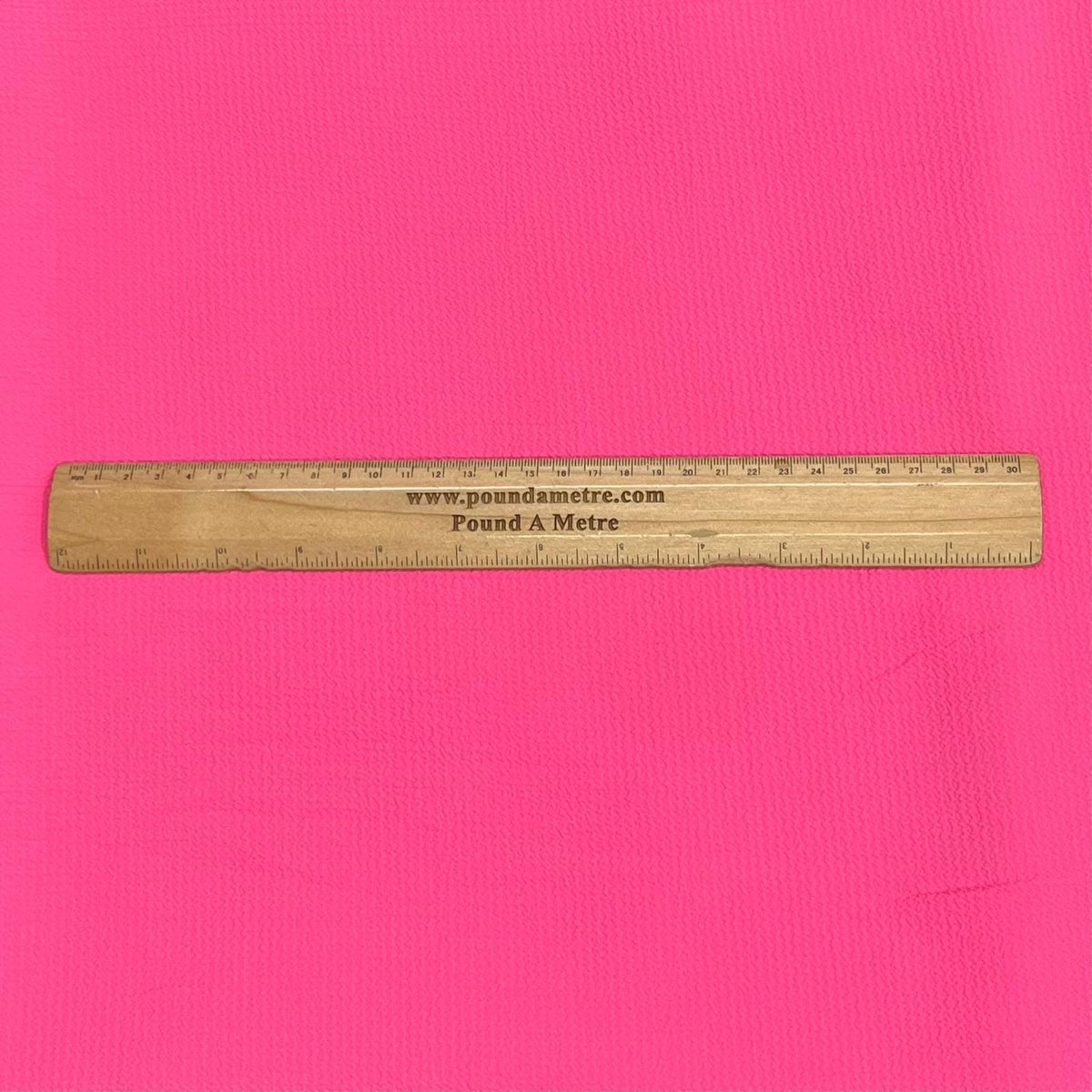 Pound A Metre 3 Metres, Luxury Linen Crepe - 55” Wide (Cerise)
