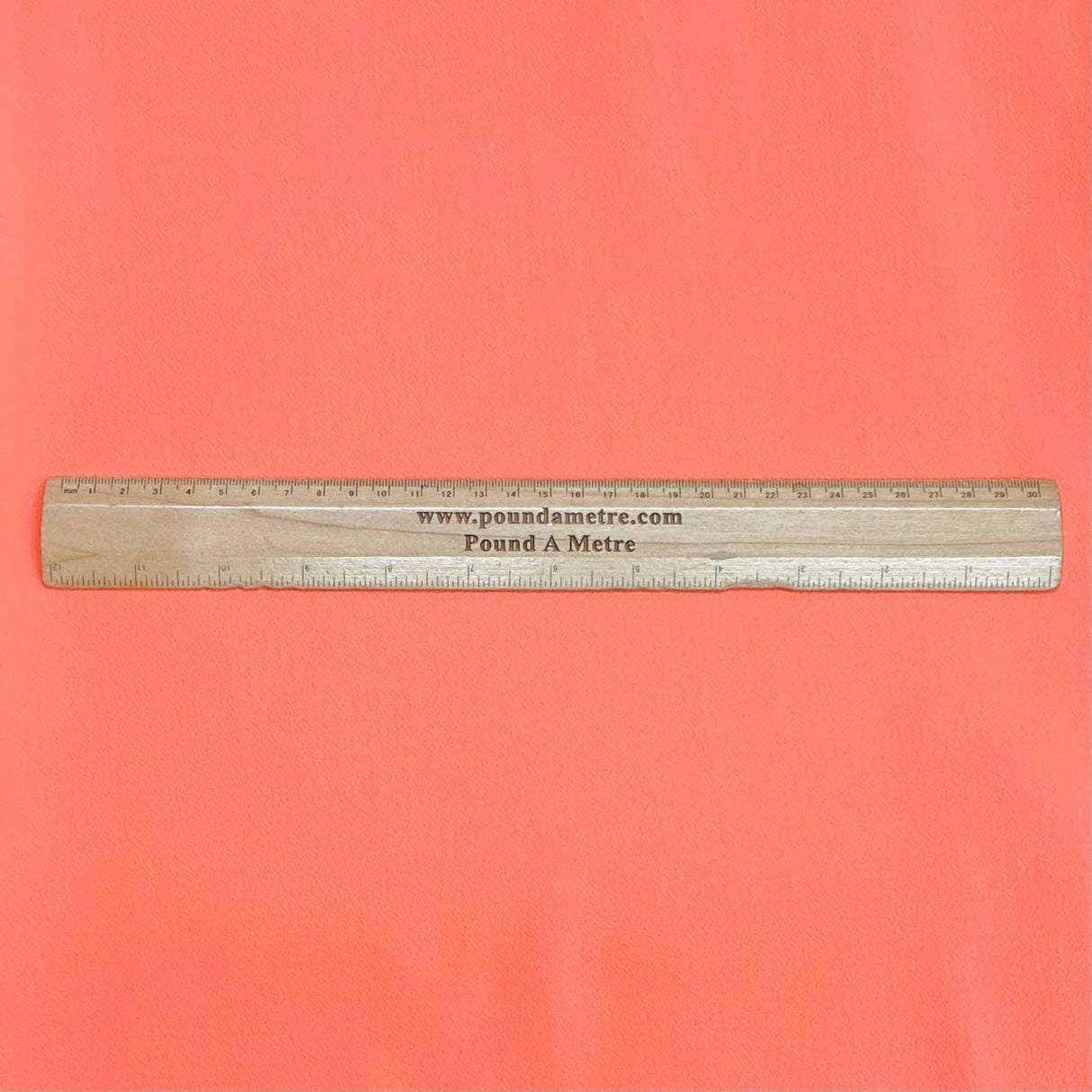 Pound A Metre 3 Metres, Luxury Linen Crepe - 55” Wide (Coral)