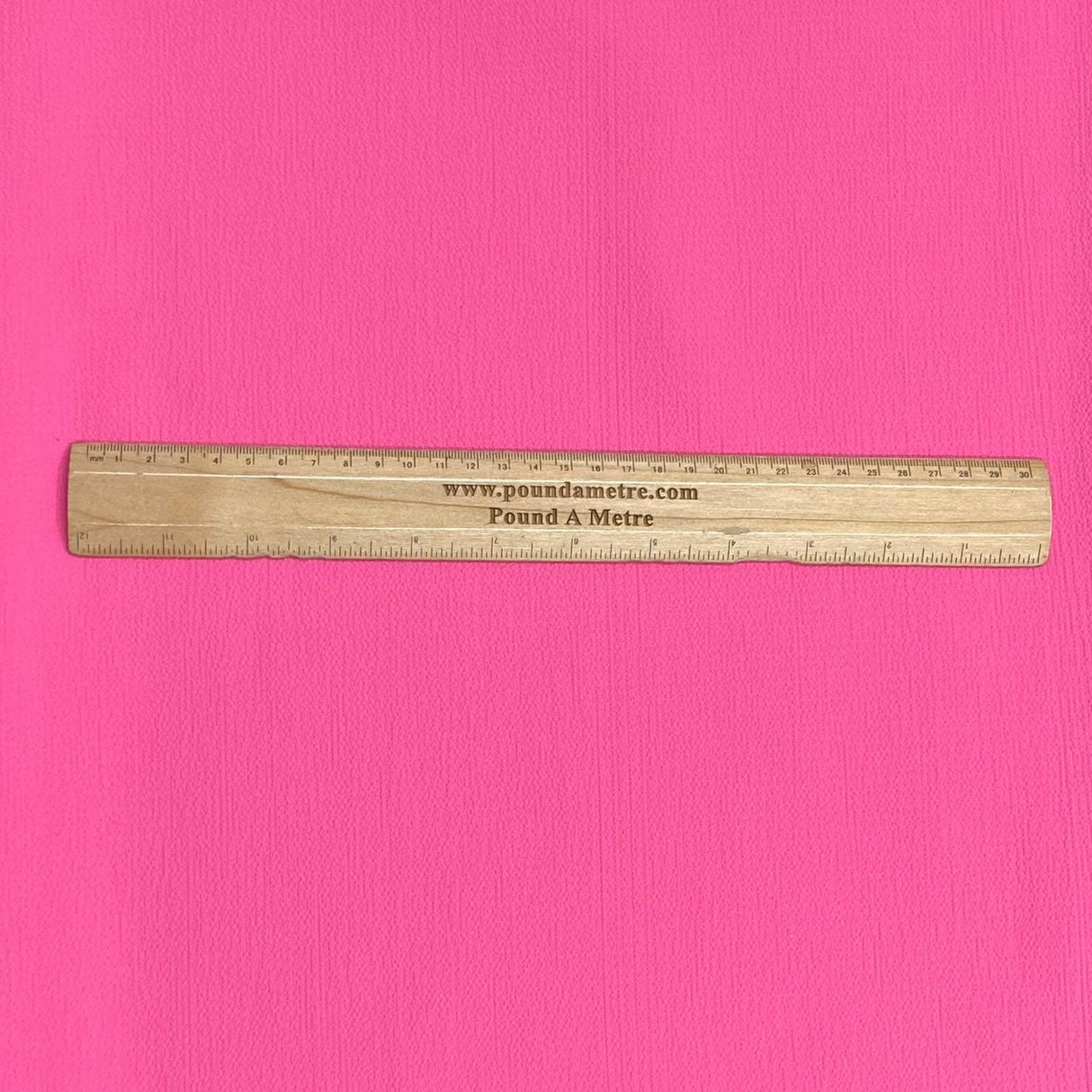 Pound A Metre 3 Metres, Luxury Linen Crepe - 55” Wide (Fuschia)