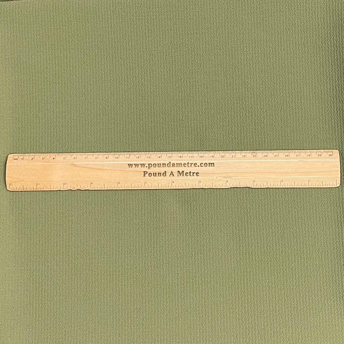 Pound A Metre 3 Metres, Luxury Linen Crepe - 55” Wide (Olive)