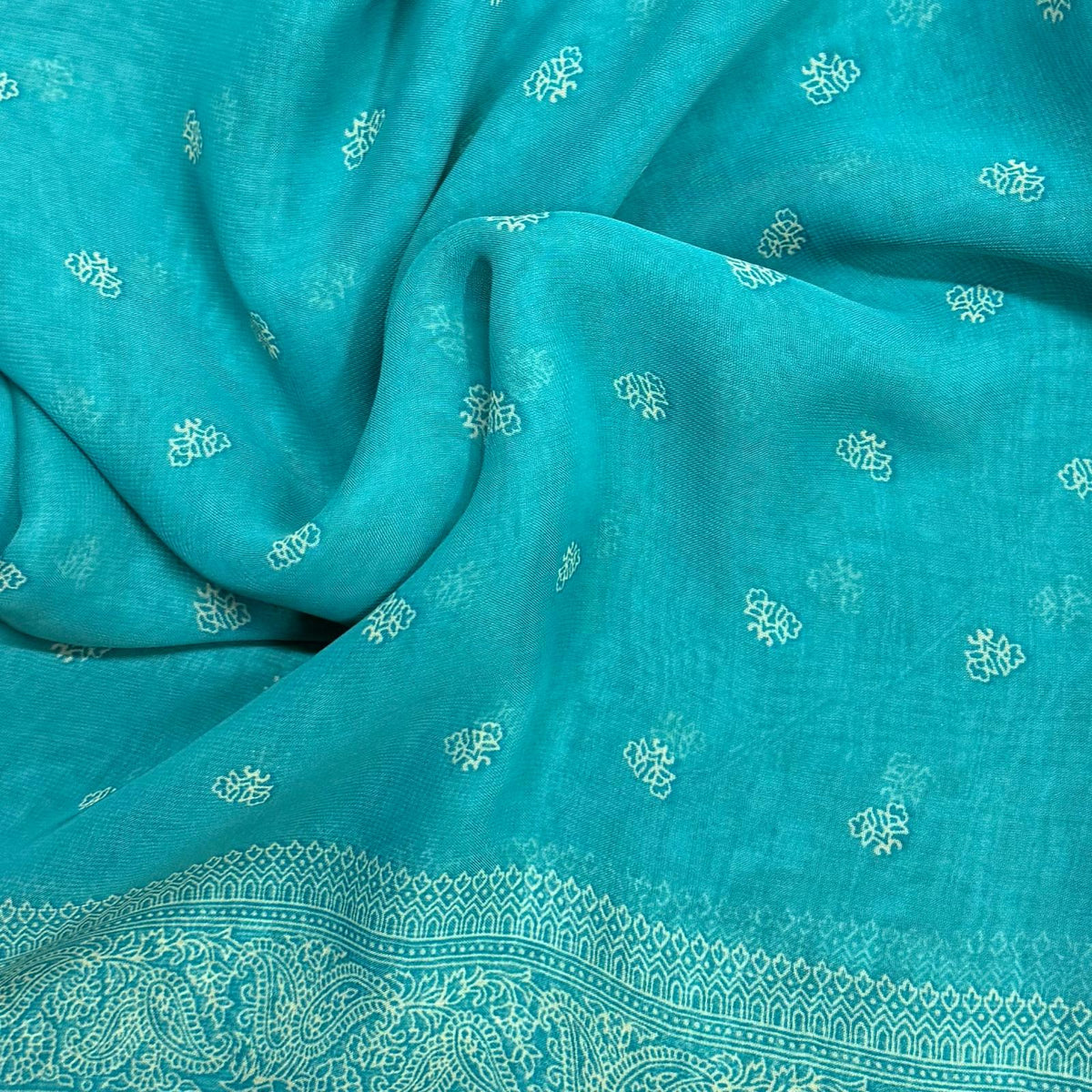 Pound A Metre 3 Metres Luxury Printed Chiffon- 45" Wide- (Design)