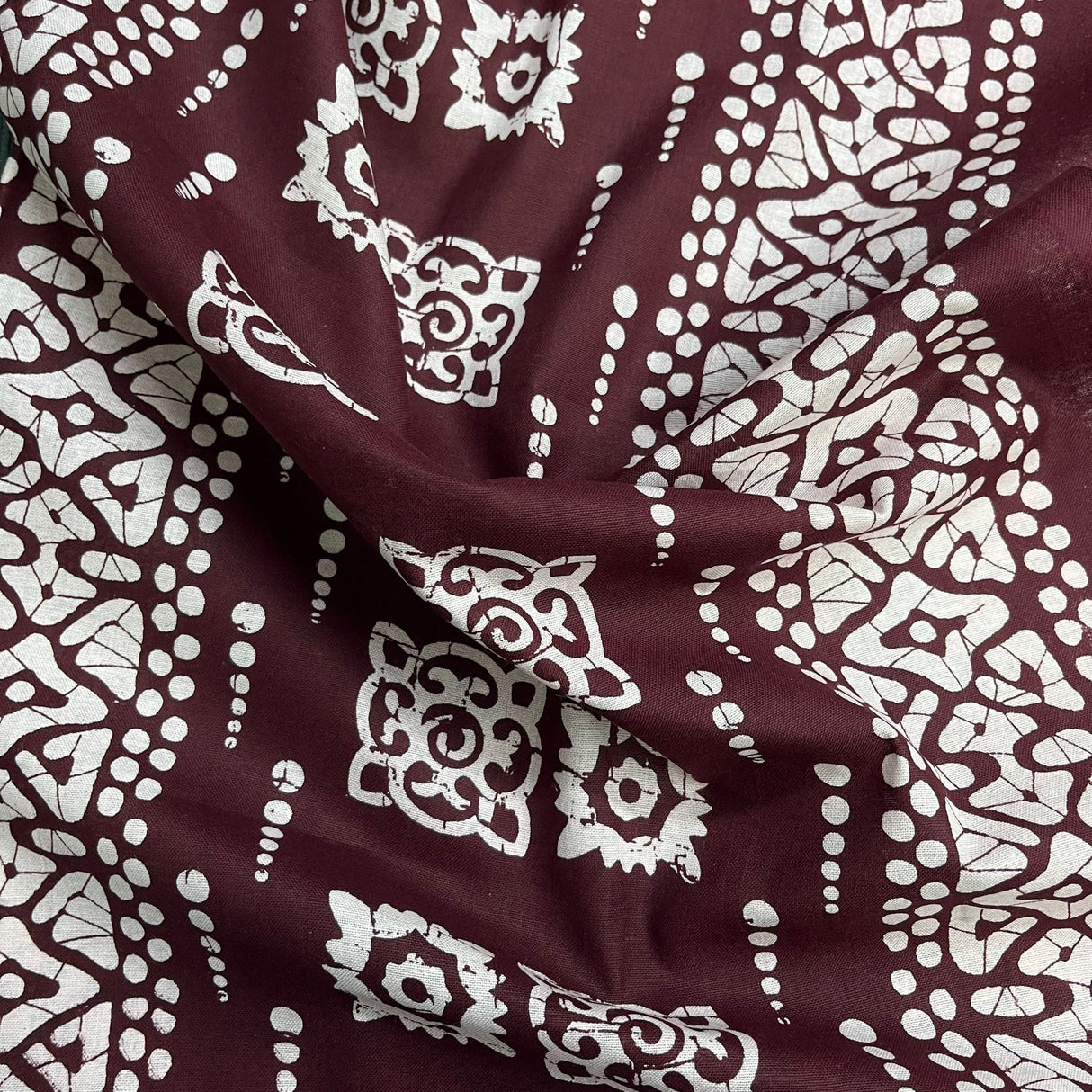 Pound A Metre 3 Metres Luxury Printed Cotton – 36" Wide- (Brown)