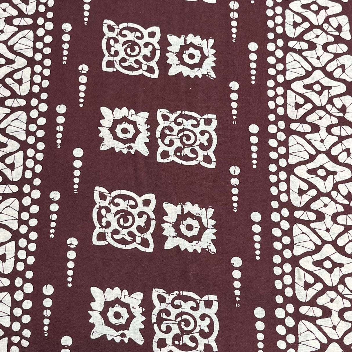 Pound A Metre 3 Metres Luxury Printed Cotton – 36" Wide- (Brown)
