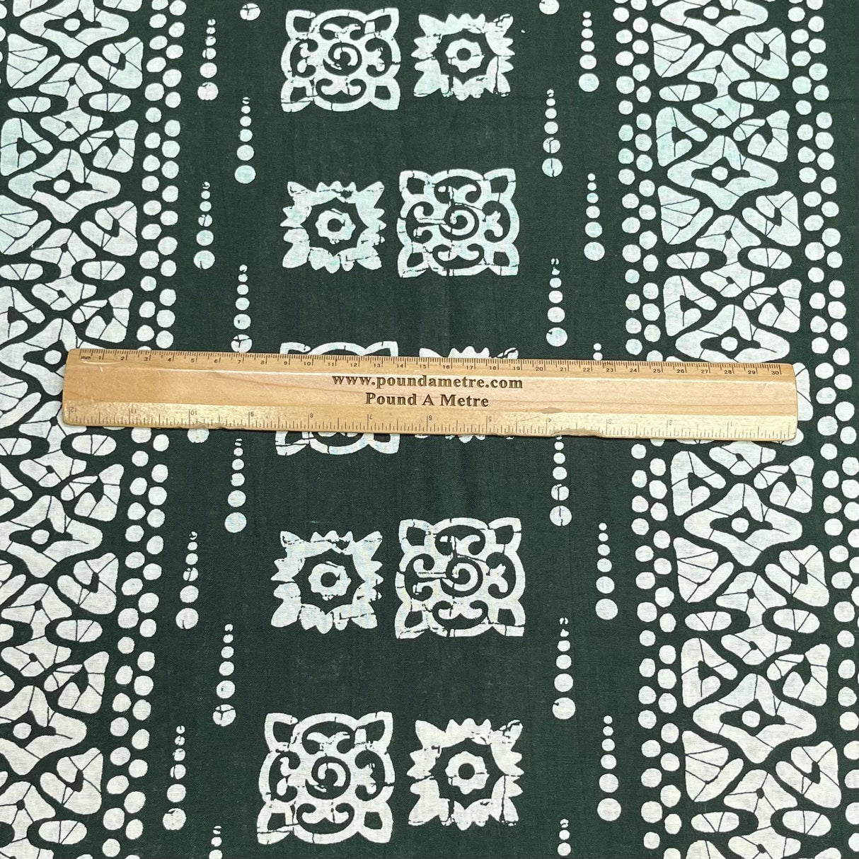 Pound A Metre 3 Metres Luxury Printed Cotton – 36" Wide- (Green)