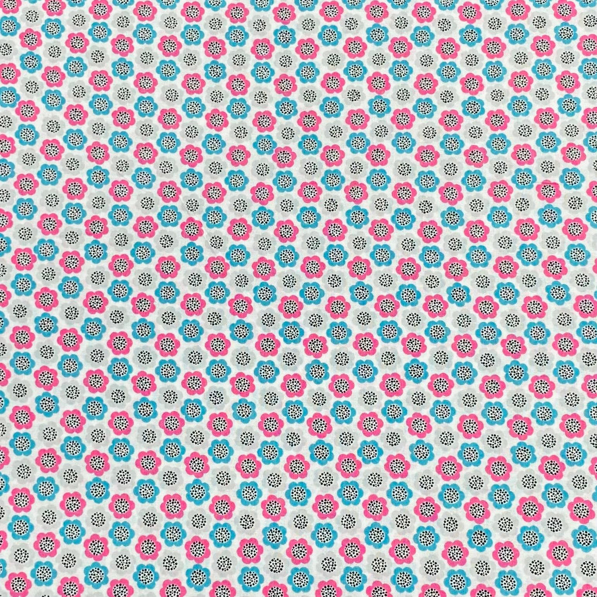 Pound A Metre 3 Metres Luxury Printed Cotton – 45" Wide- (Flower) (EOL)