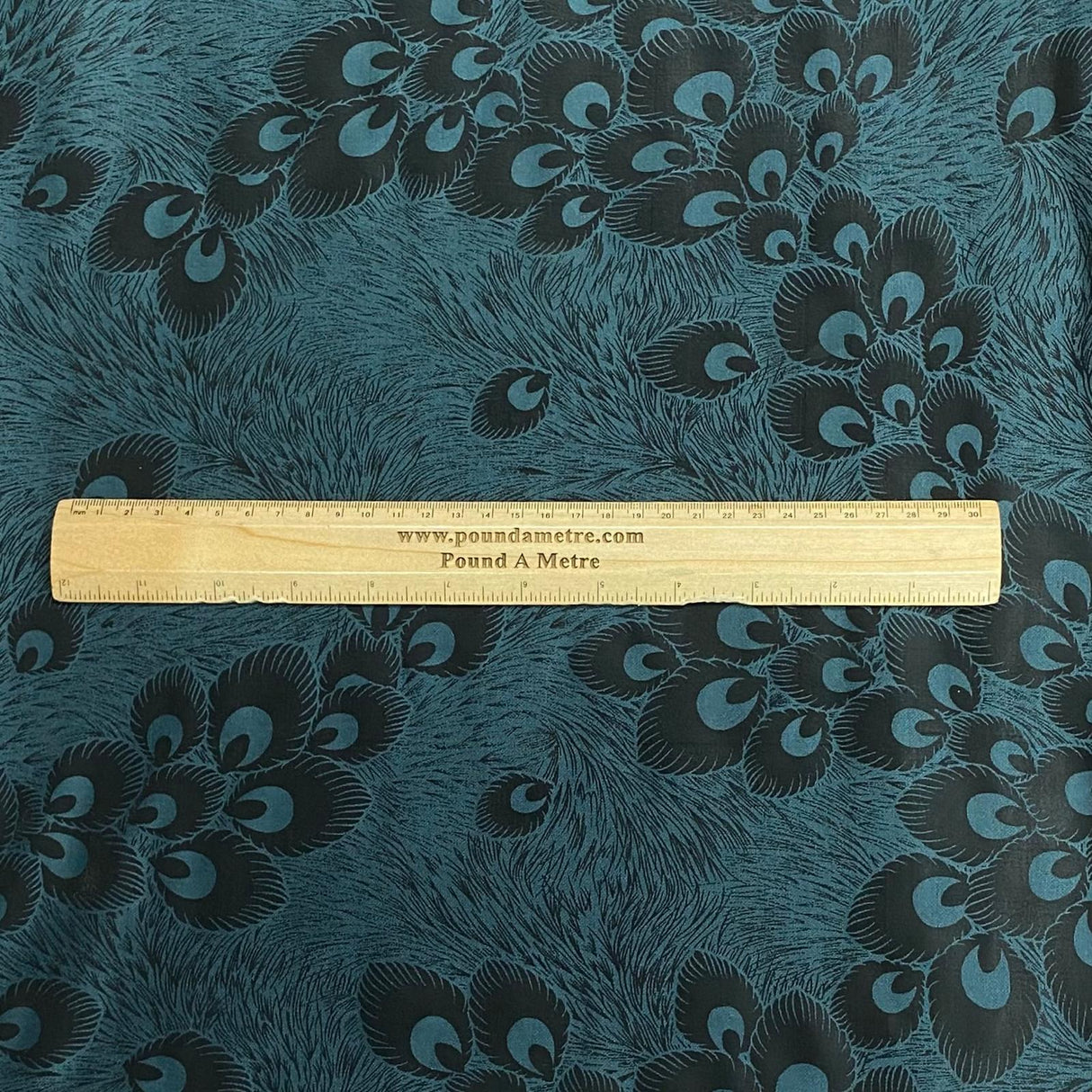 Pound A Metre 3 Metres Luxury Satin-Effect Suede Fabric- 60'' Wide - (Teal Peacock)