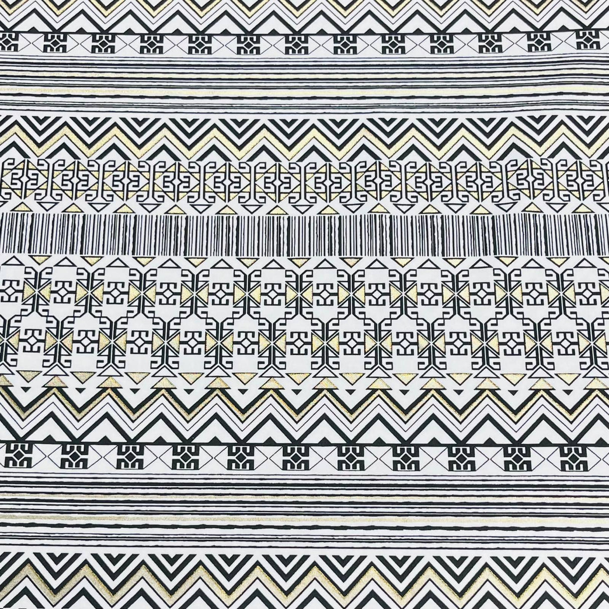 Pound A Metre 3 Metres 3 Metres Luxury Soft Ponte Scuba - 55" Wide (Gold Foil)