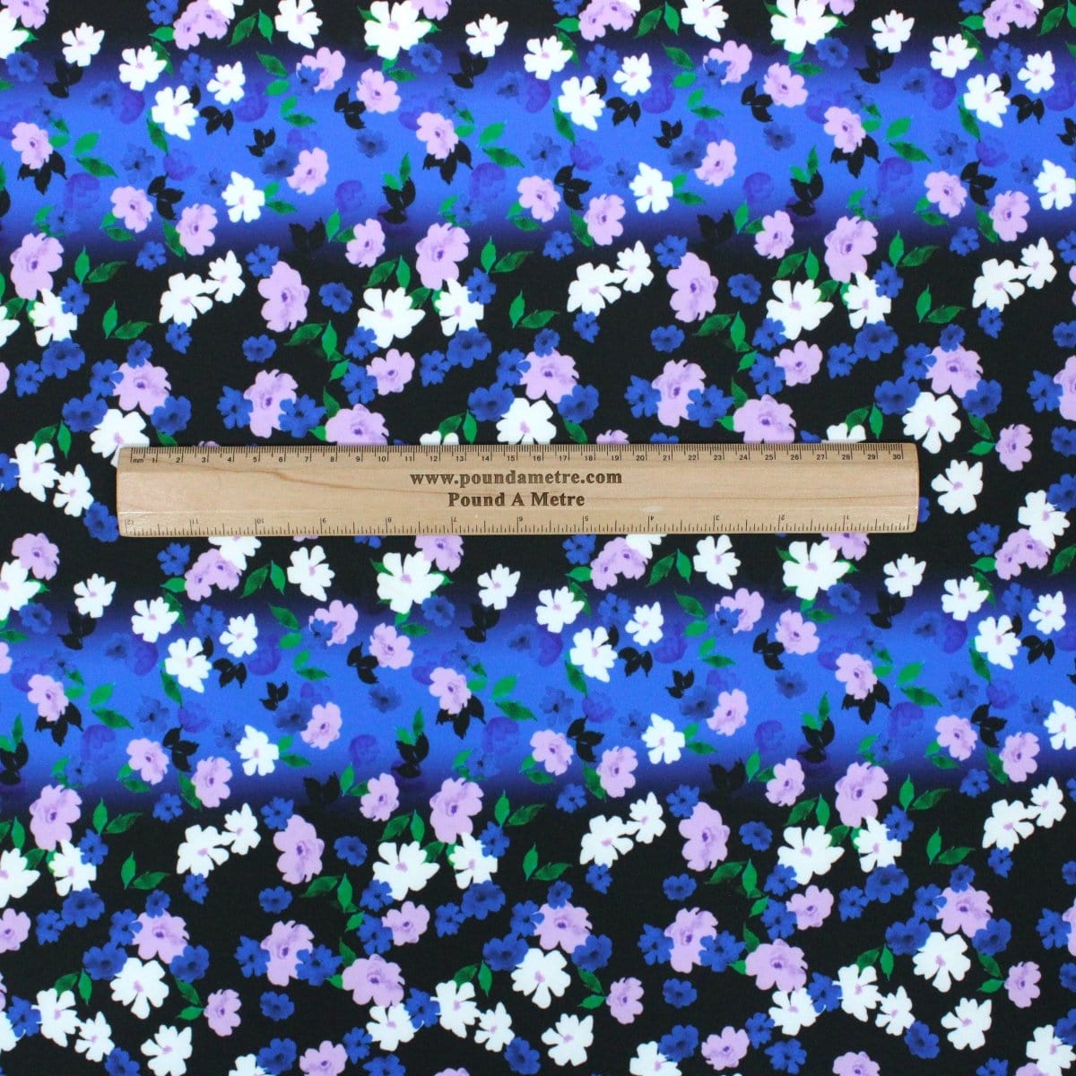 Pound A Metre 3 Metres 3 Metres Luxury Soft Ponte Scuba - 55" Wide (Night Floral)