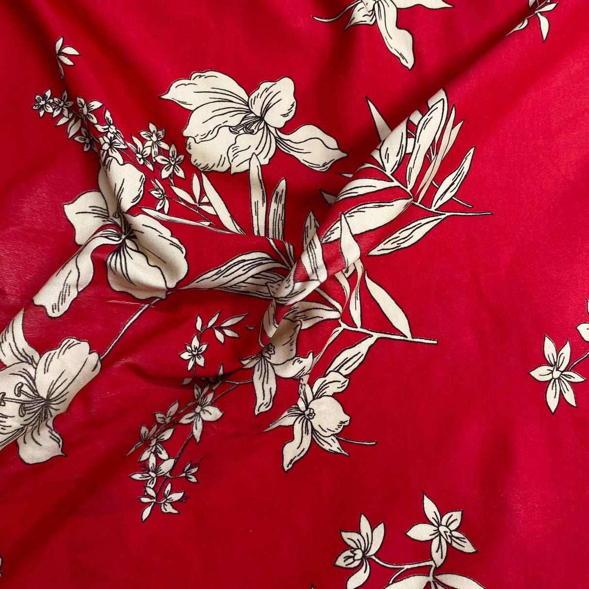 Pound A Metre 3 Metres 3 Metres Luxury Soft Ponte Scuba - 55" Wide (Sunset) (EOL)