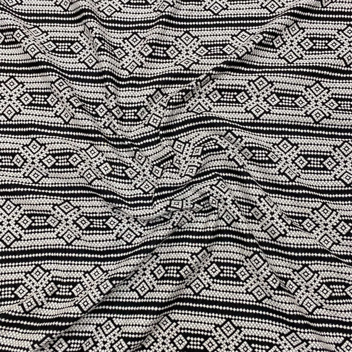 Pound A Metre 3 Metres Luxury Soft Printed Ponte Scuba - 55" Wide (Diamonds)