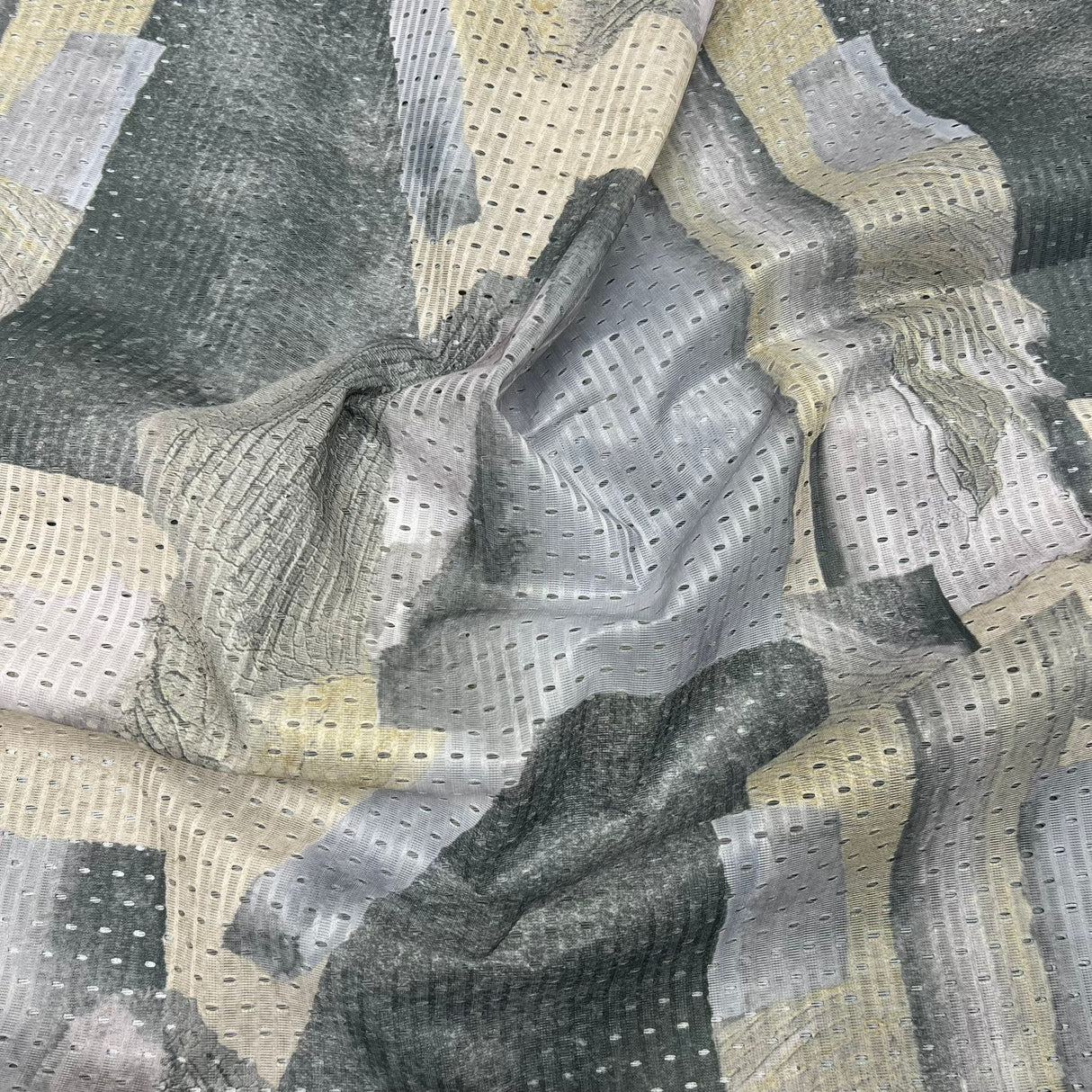 Pound A Metre 3 Metre 3 Metres Nylon Printed Lining 55" Wide - Slate (Black Friday Print Deals)