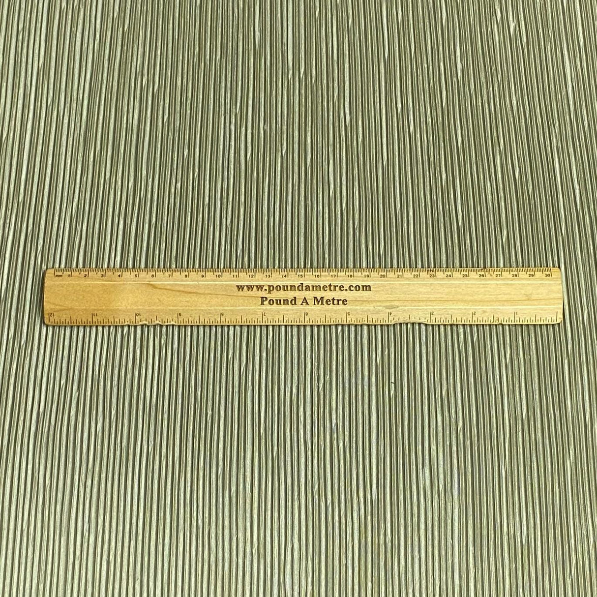 Pound A Metre 3 Metres 3 Metres Pattern Pleated Jersey - 55" (Khaki)