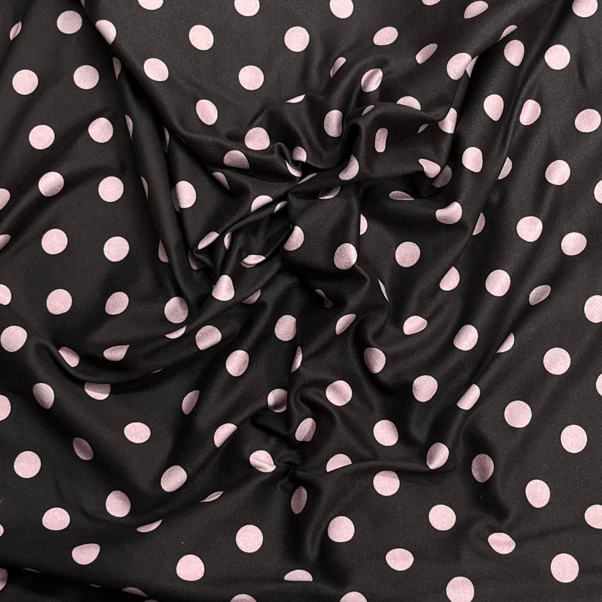 Pound A Metre 3 Metres, Premium Cotton-Feel Jersey Fabric – 55” Wide (Baby Polka)