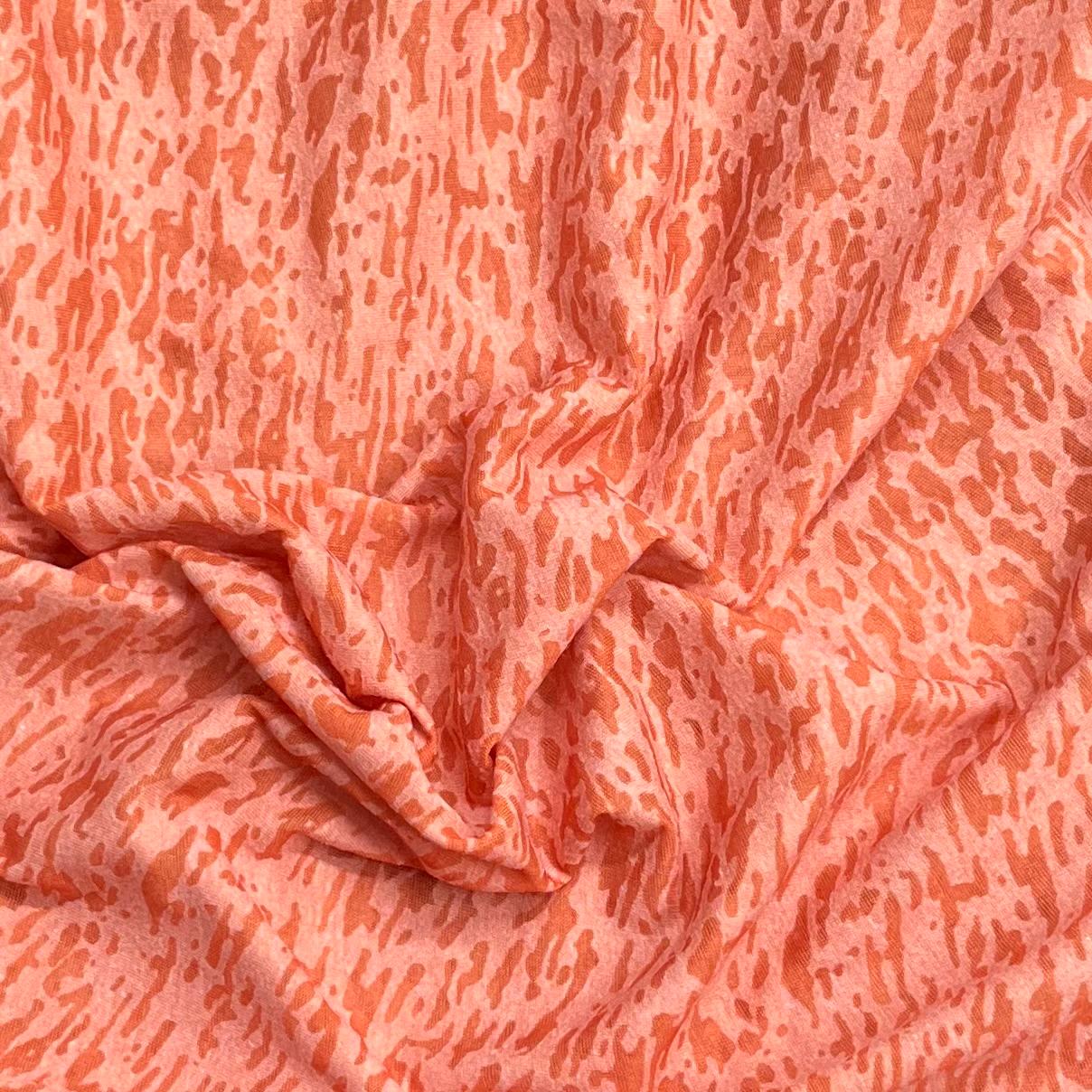 Pound A Metre 3 Metres, Premium Cotton-Feel Jersey Fabric – 55” Wide (Orange)