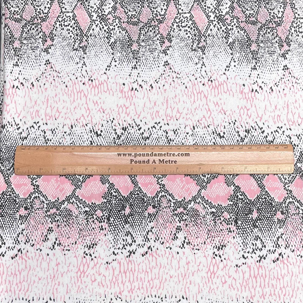 Pound A Metre 3 Metres, Premium Cotton-Feel Jersey Fabric – 55” Wide (Snake)