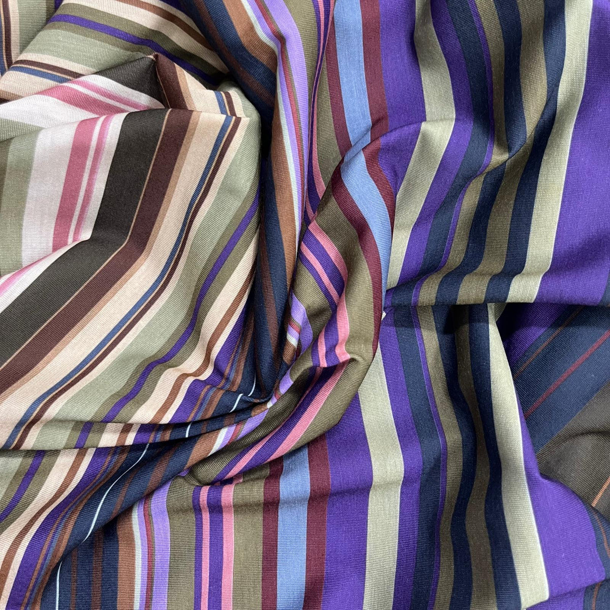 Pound A Metre 3 Metres, Premium Cotton-Feel Jersey Fabric – 55” Wide (Stripe)