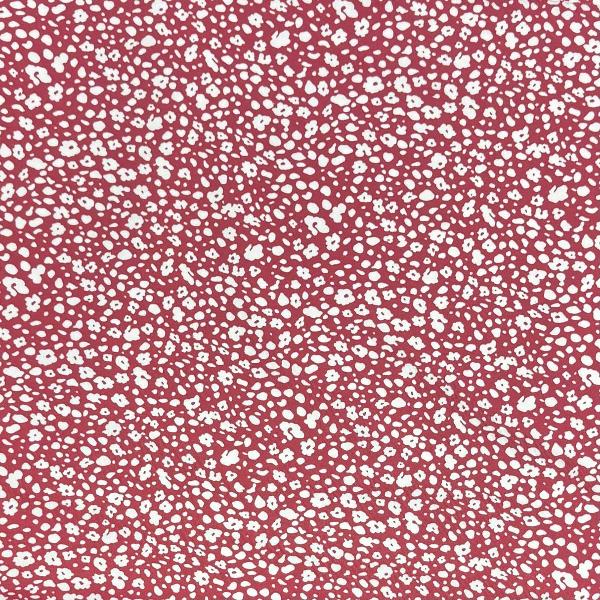 Pound A Metre 3 Metres Premium Cotton Jersey- 55'' Wide -(Red & White)