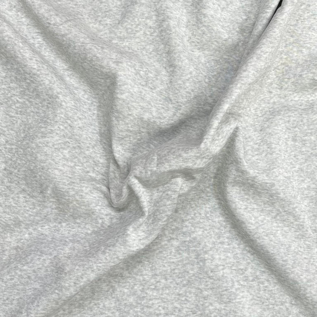 Pound A Metre 3 Metres Premium Cotton Sweatshirt Jersey Fabric – 55" Wide (Silver)