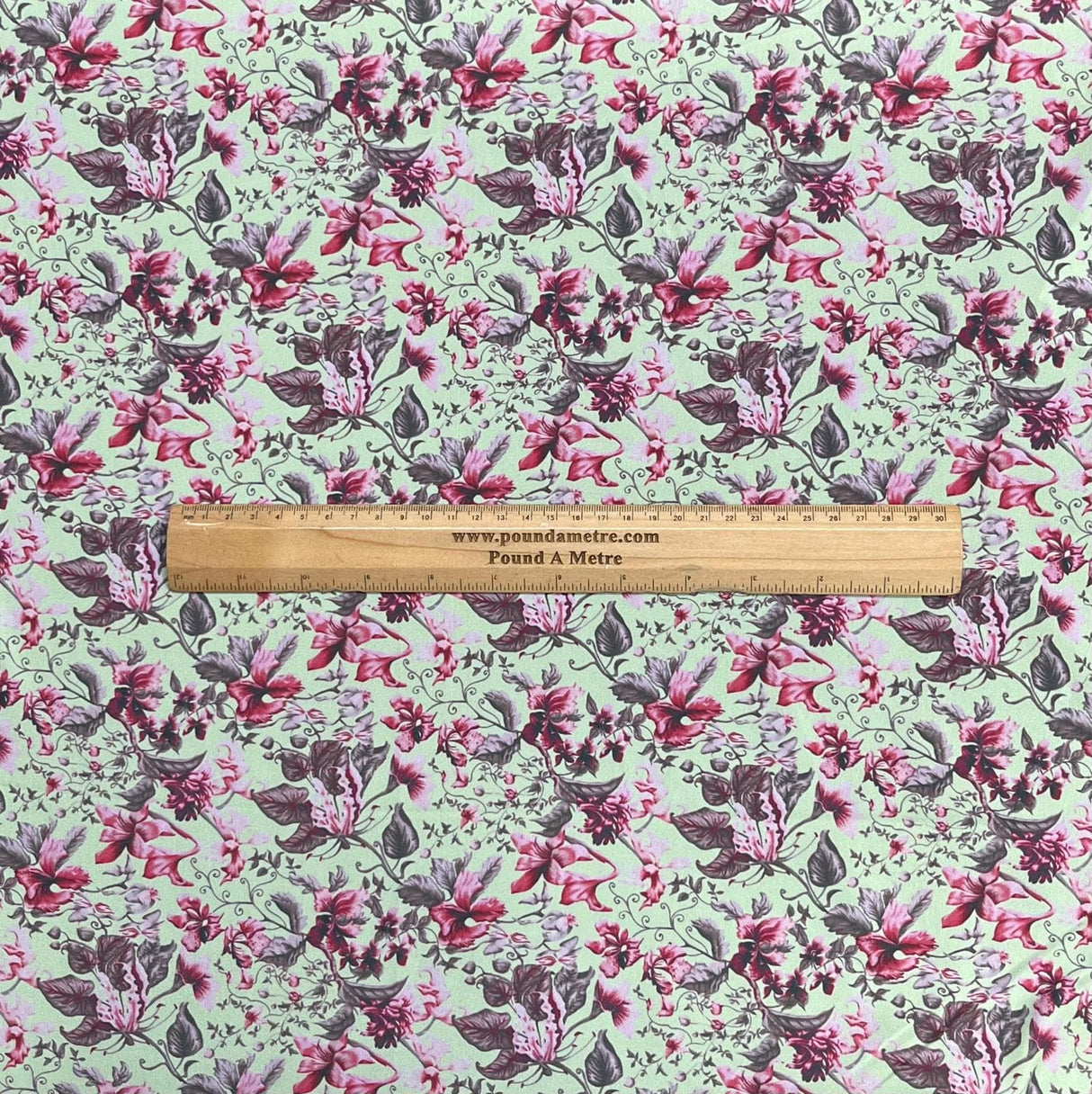Pound A Metre 3 Metres Premium Crystal Crepe 45'' Wide (Mint Garden)