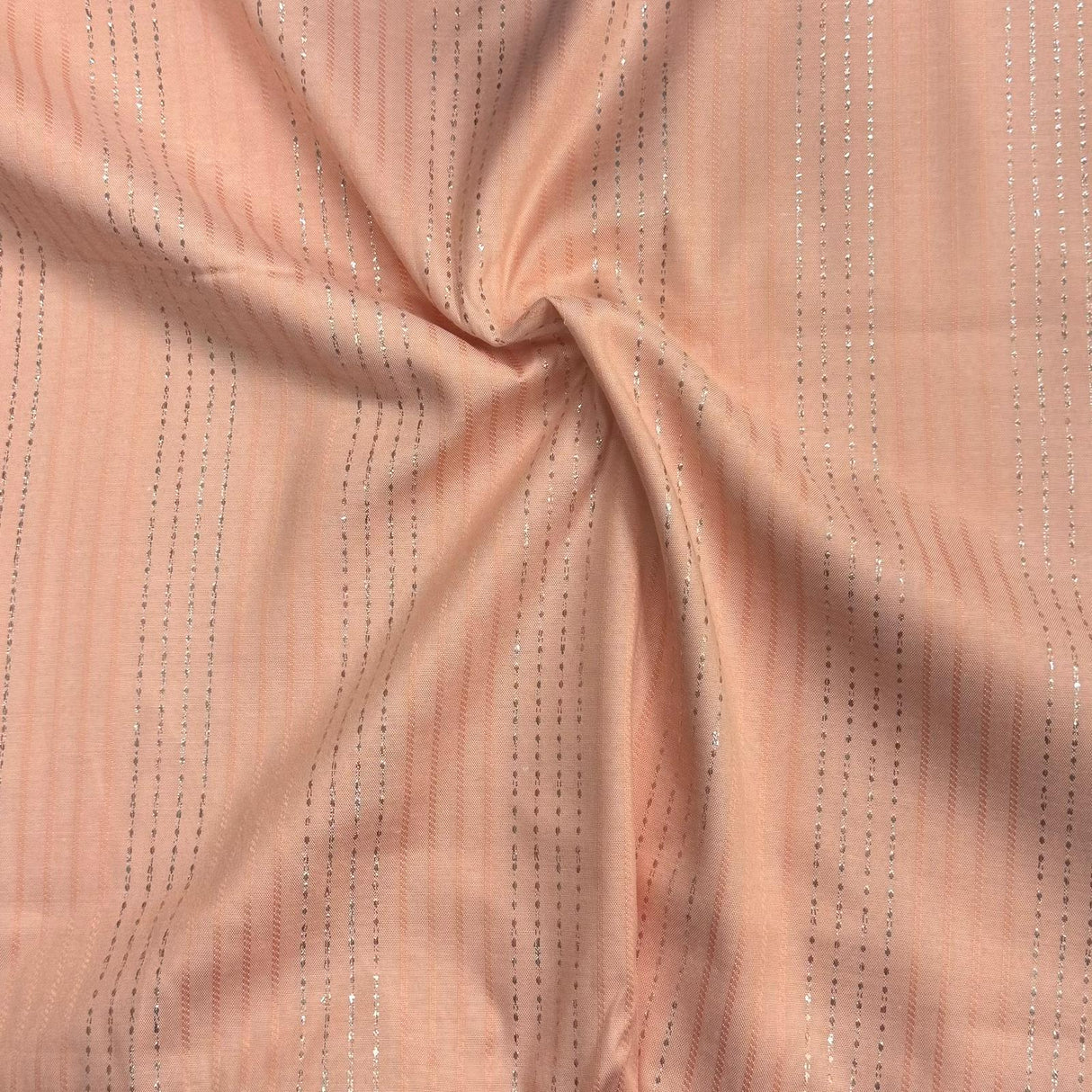 Pound A Metre 3 Metres Premium Dressmaking Dobby Rayon 45" Wide (Peach)