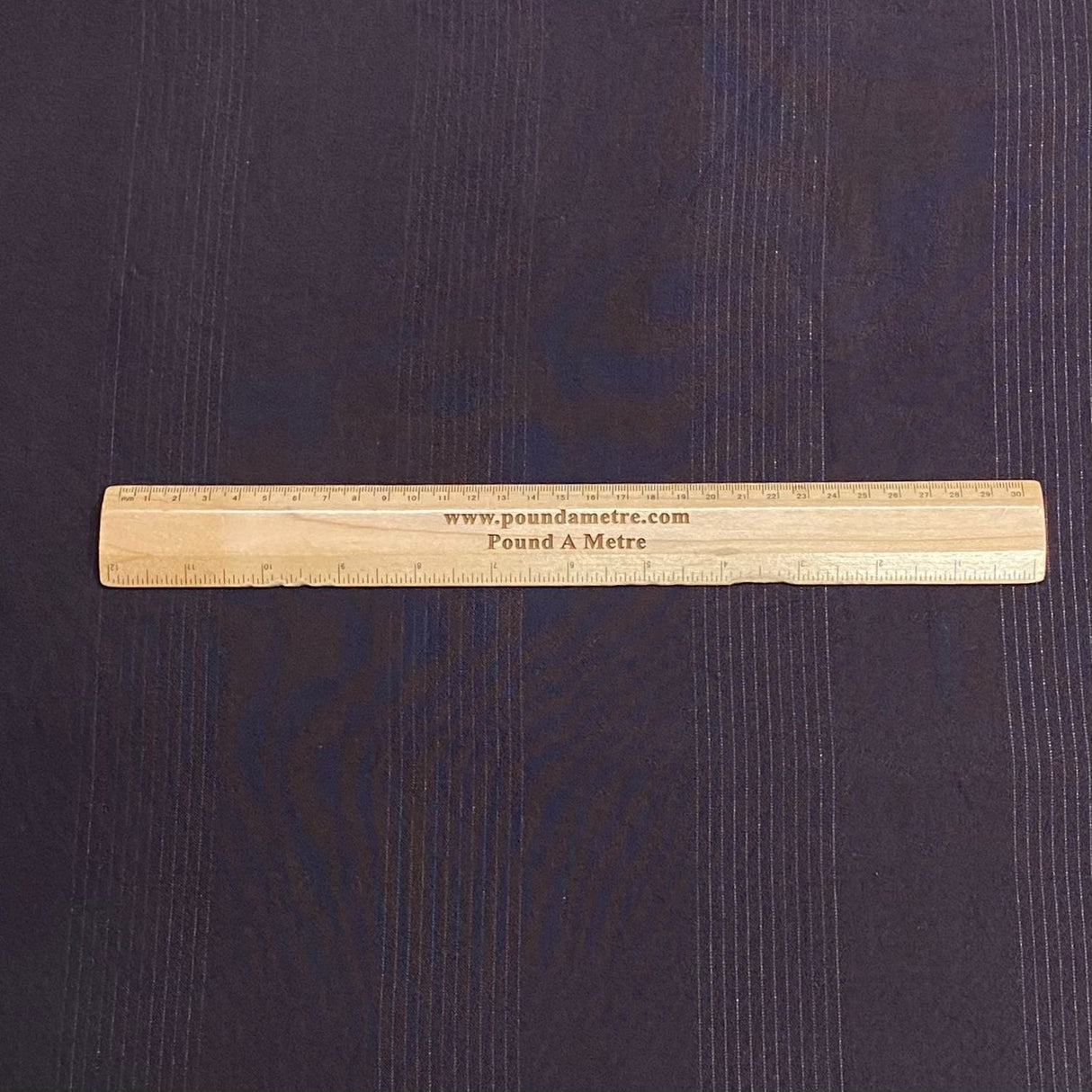 Pound A Metre 3 Metres 3 Metres Premium Dressmaking Stripe Rayon 45" Wide (Grape)