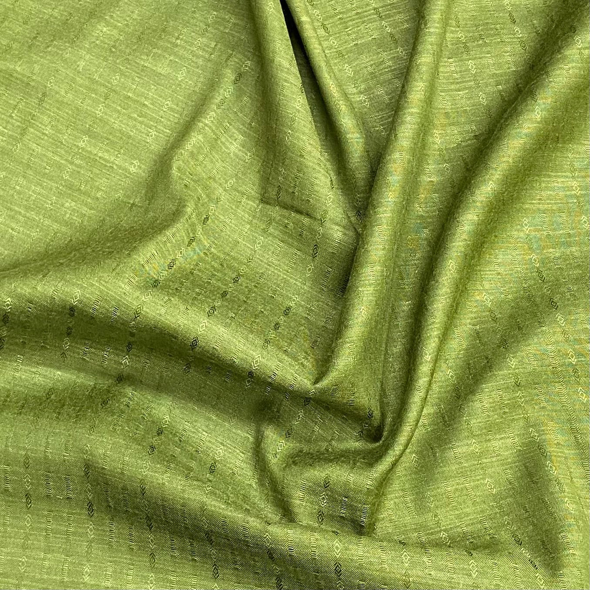 Pound A Metre 3 Metres 3 Metres Premium Dressmaking Stripe Rayon 45" Wide (Olive) (EOL)