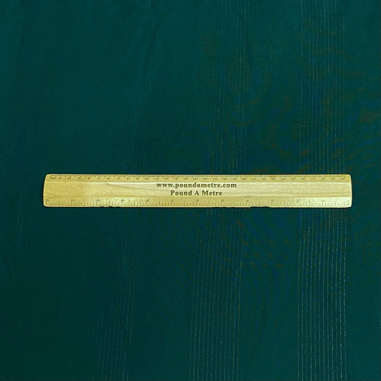 Pound A Metre 3 Metres 3 Metres Premium Dressmaking Stripe Rayon 45" Wide (Teal)