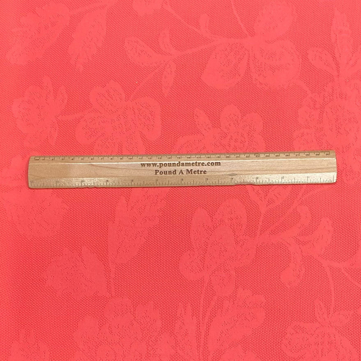 Pound A Metre 3 Metres Premium Embossed French Terry Jersey- 55" Wide (Flower)