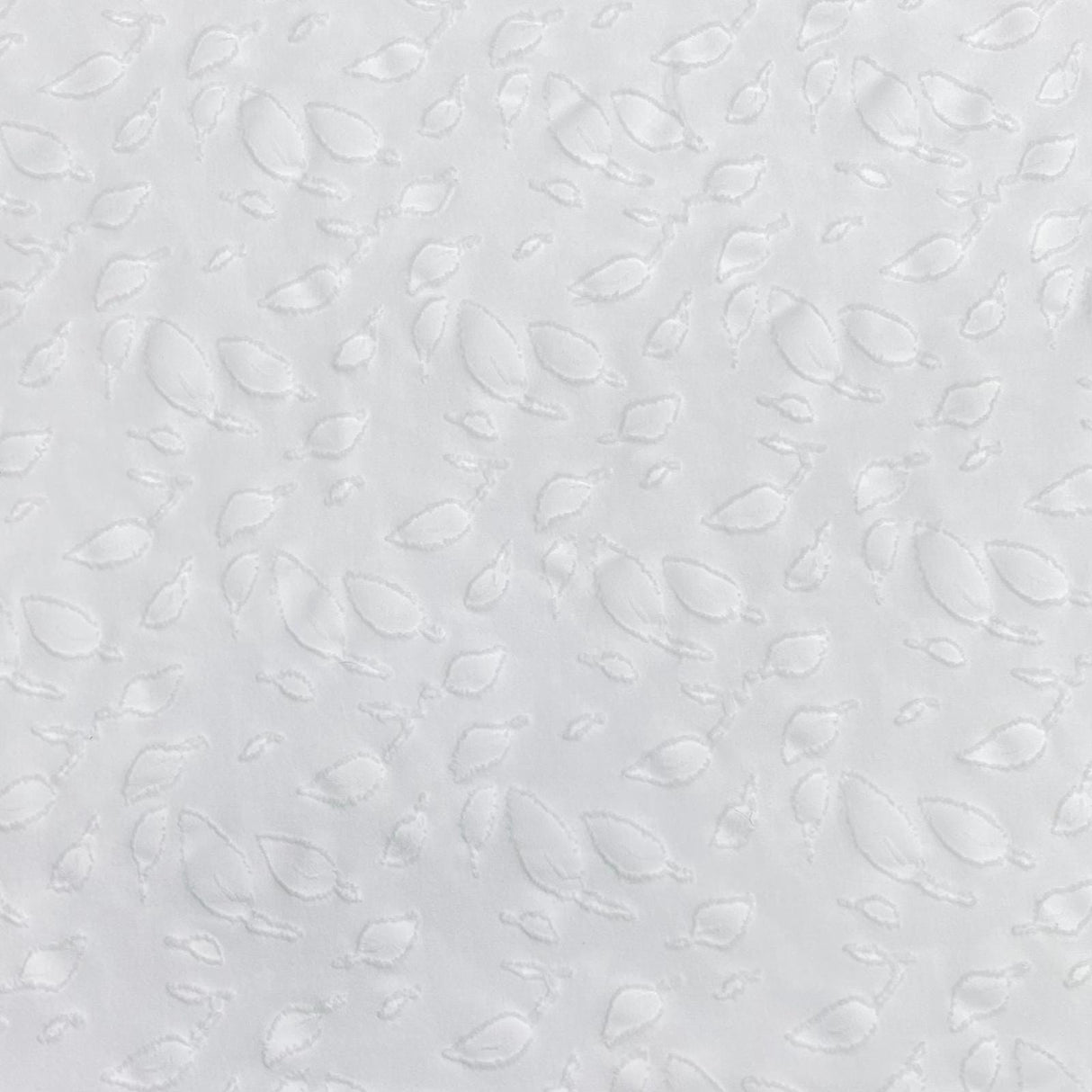 Pound A Metre 3 Metres Premium Jacquard Jersey- 55''- (White)