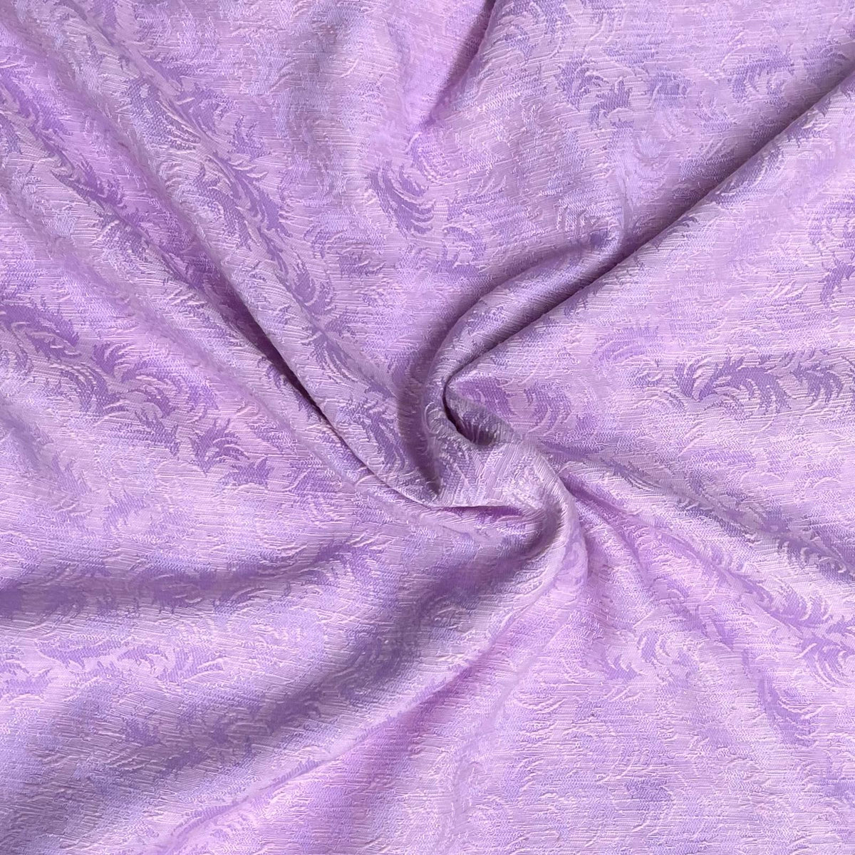 Pound A Metre 3 Metres Premium Linen Look Jacquard Fabric – 55" Wide (Lilac)