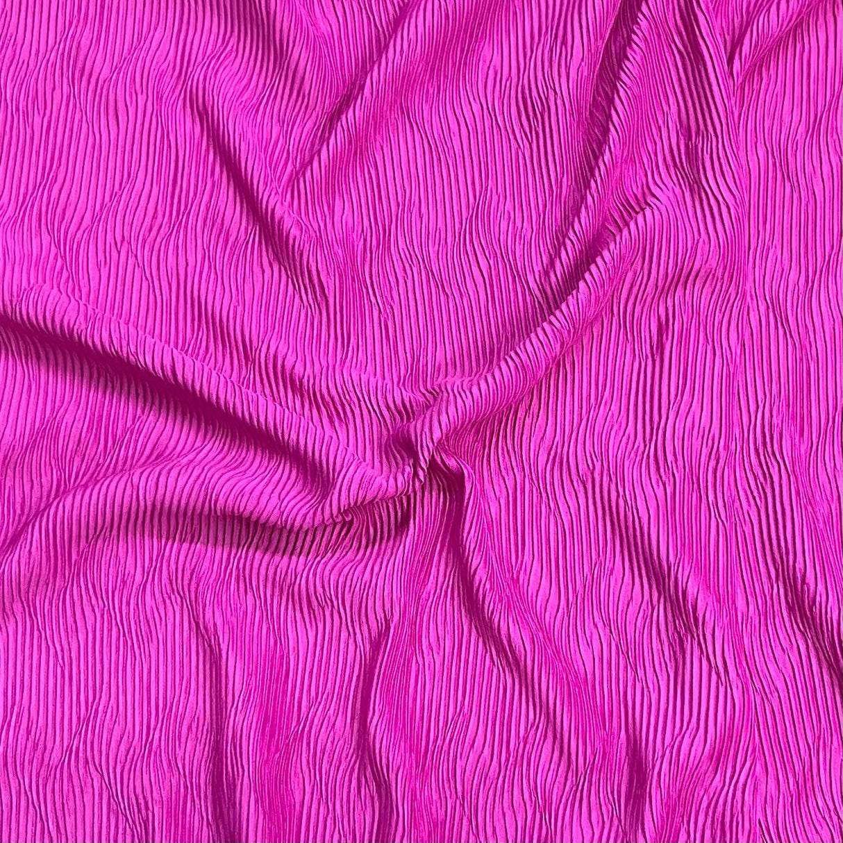 Pound A Metre 3 Metres Premium Luxurious Crinkle Jersey – 55” Wide (Cerise)