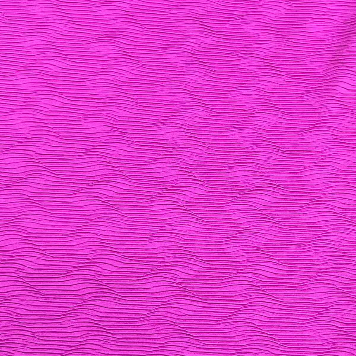 Pound A Metre 3 Metres Premium Luxurious Crinkle Jersey – 55” Wide (Cerise)