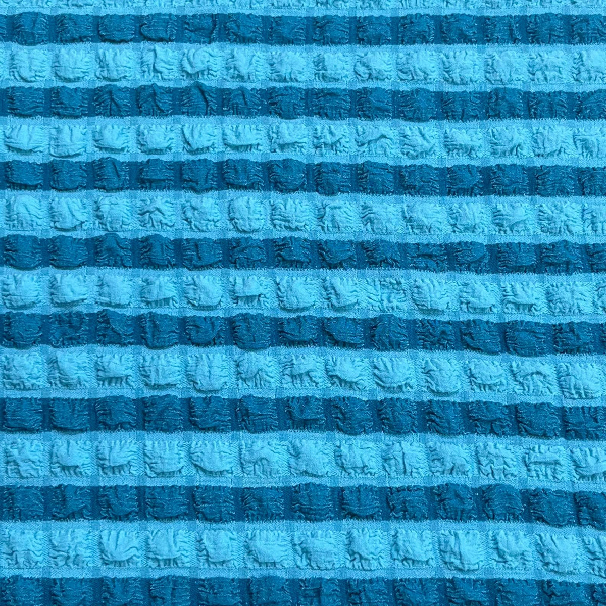 Pound A Metre 3 Metres Premium Popcorn Jersey- 55" Wide (Teal)