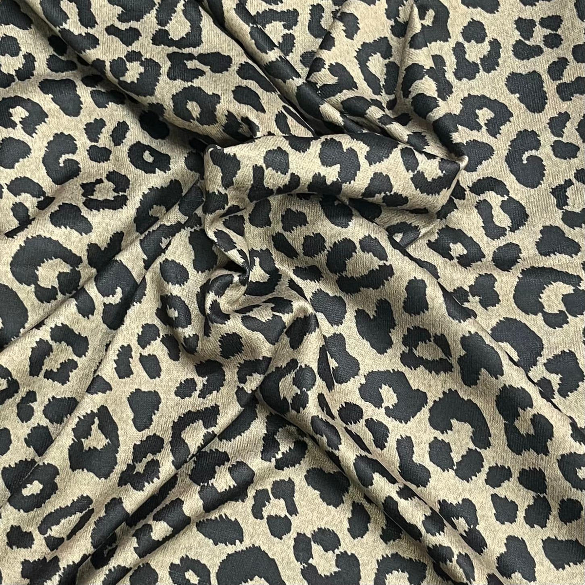 Pound A Metre 3 Metres Premium Printed Cotton Feel Jersey- 55'' Wide -(Cheetah)