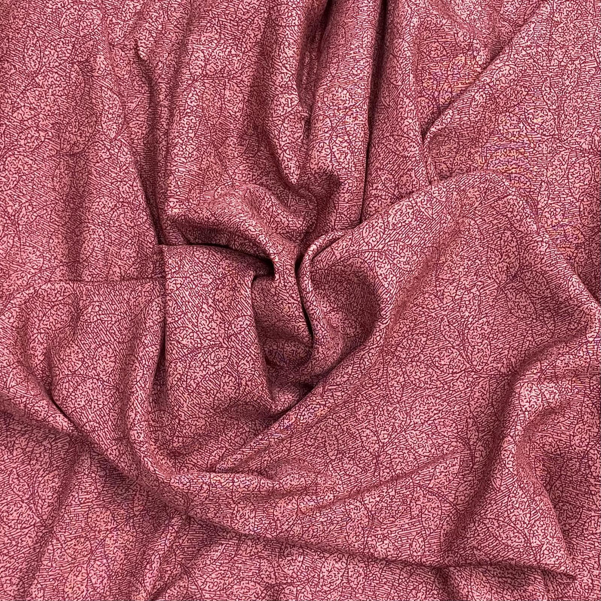 Pound A Metre 3 Metres, Premium Quality, Printed Dressmaking Viscose - 55" Wide (Maroon)