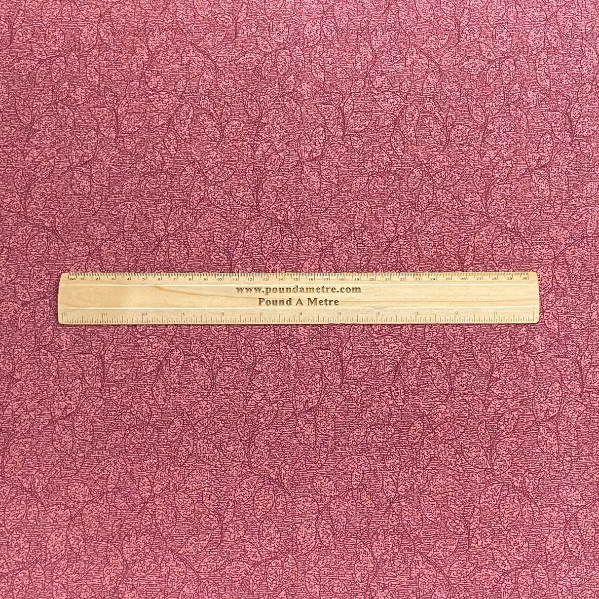 Pound A Metre 3 Metres, Premium Quality, Printed Dressmaking Viscose - 55" Wide (Maroon)