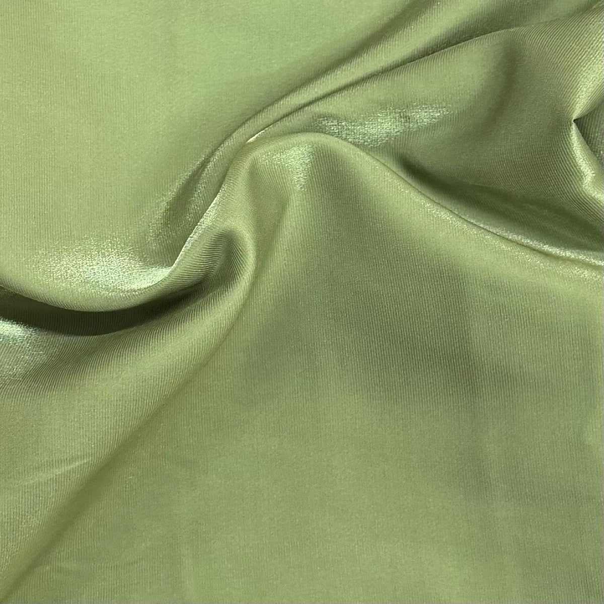 Pound A Metre 3 Metres Premium Satin Shimmer Fabric – 45" Wide (Khaki)
