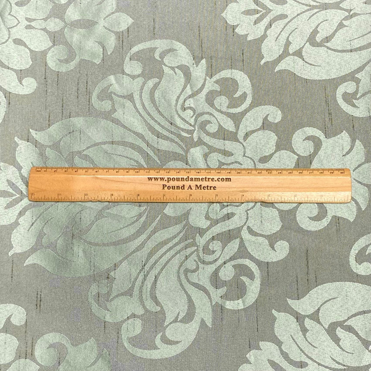 Pound A Metre 3 Metres Premium Silk Satin Jacquard 45 Wide - (Mint)