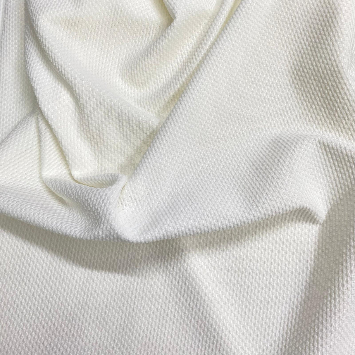 Pound A Metre 3 Metres 3 Metres Premium Small Popcorn Jersey- 55" Wide (Ivory White) (EOL)