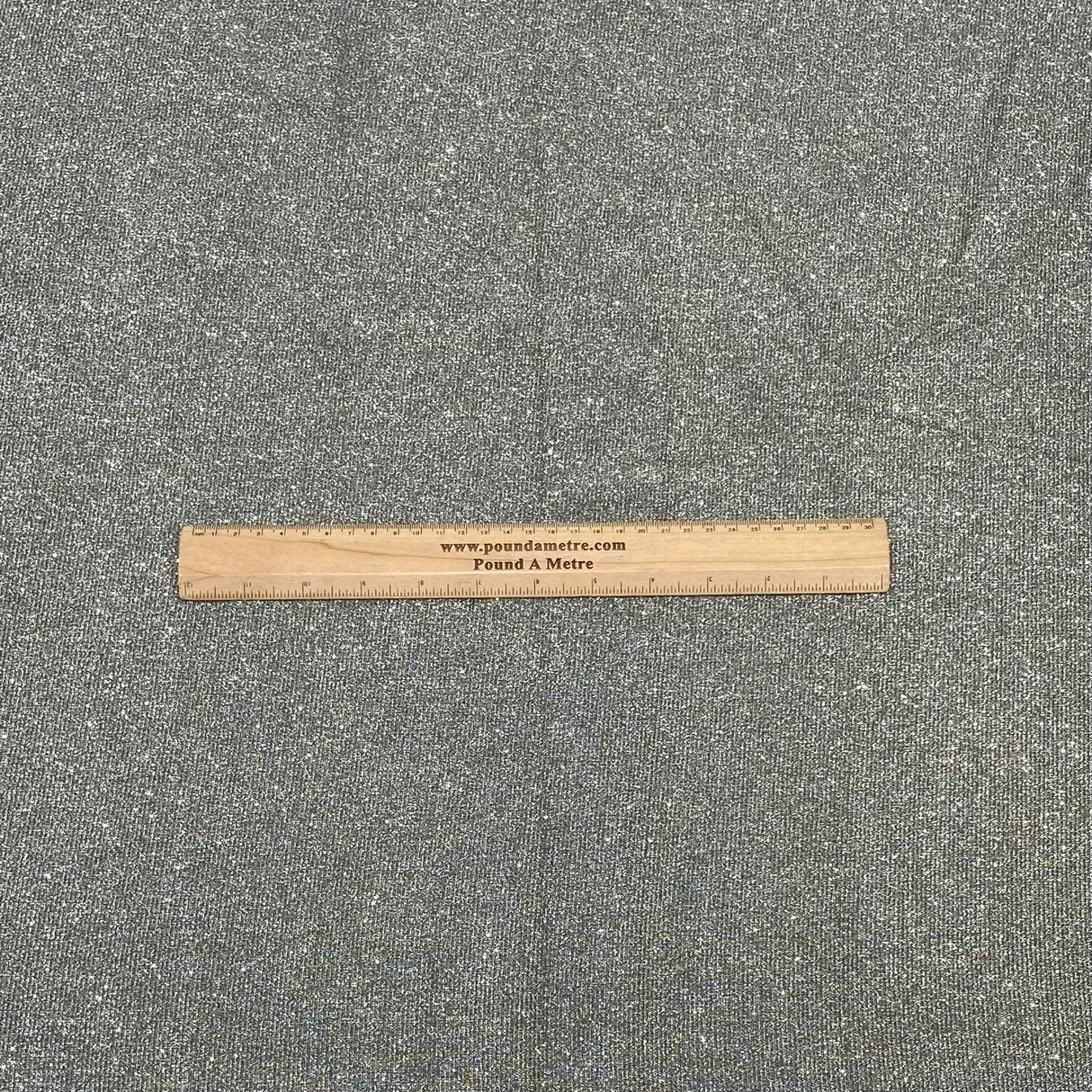 Pound A Metre 3 Metres 3 Metres, Premium Sparkle Glitter Stretch Moonlight 55’ Wide (Goldish Silver)