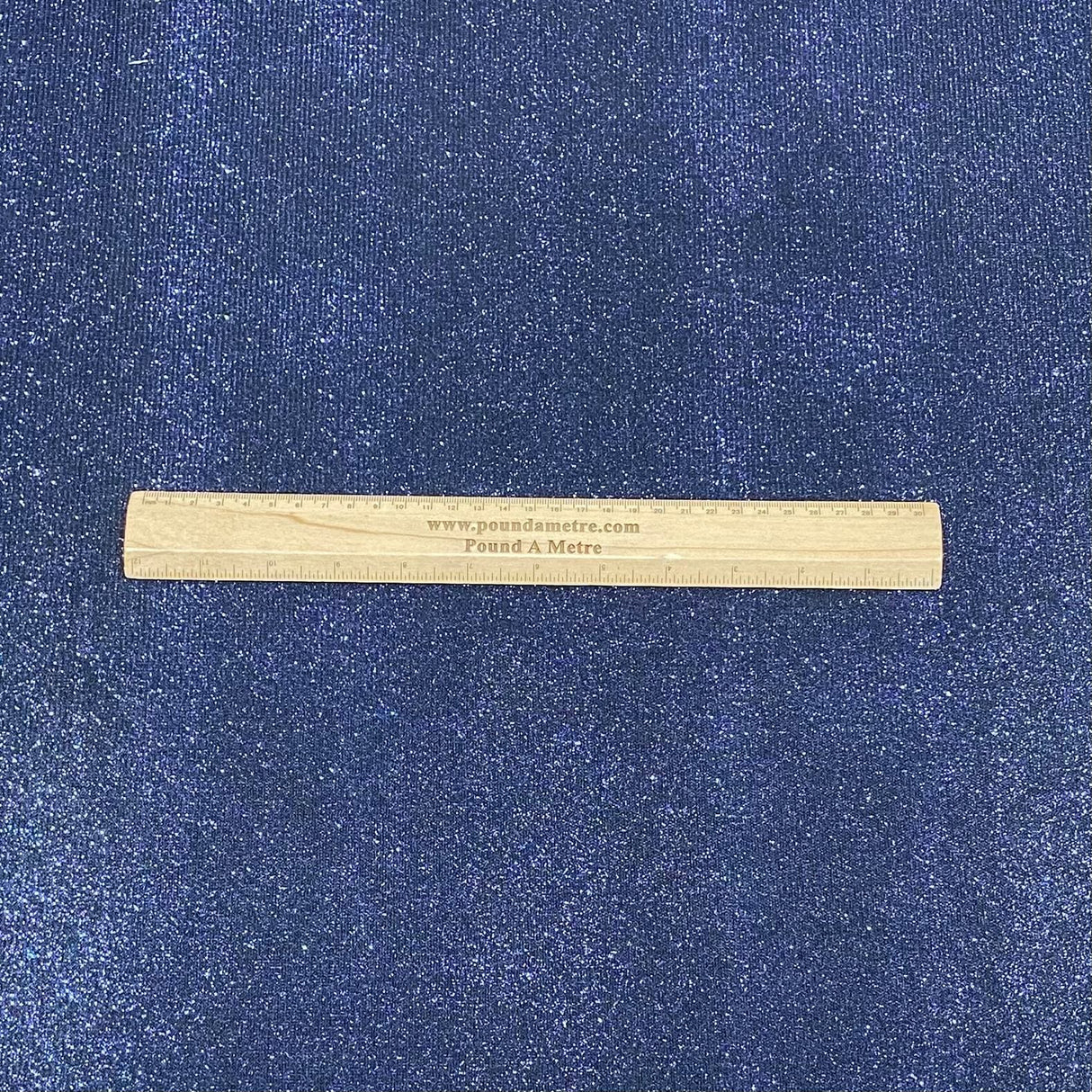 Pound A Metre 3 Metres, Premium Sparkle Glitter Stretch Moonlight 55’ Wide (Navy)