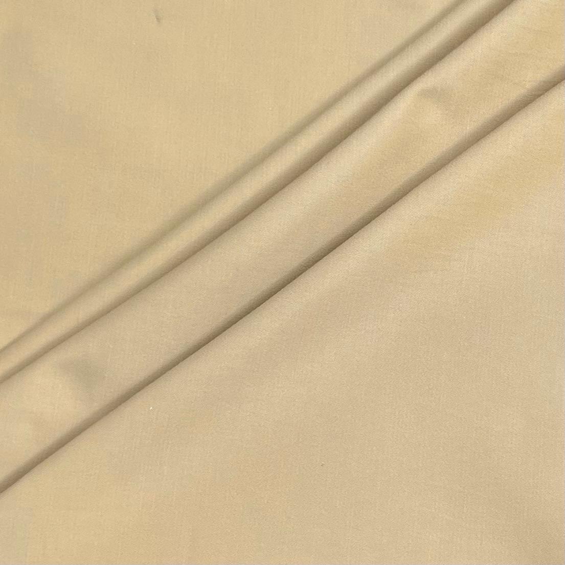Pound A Metre 3 Metres Premium Stretch Cotton Bengaline Fabric – 45" Wide (Cream)