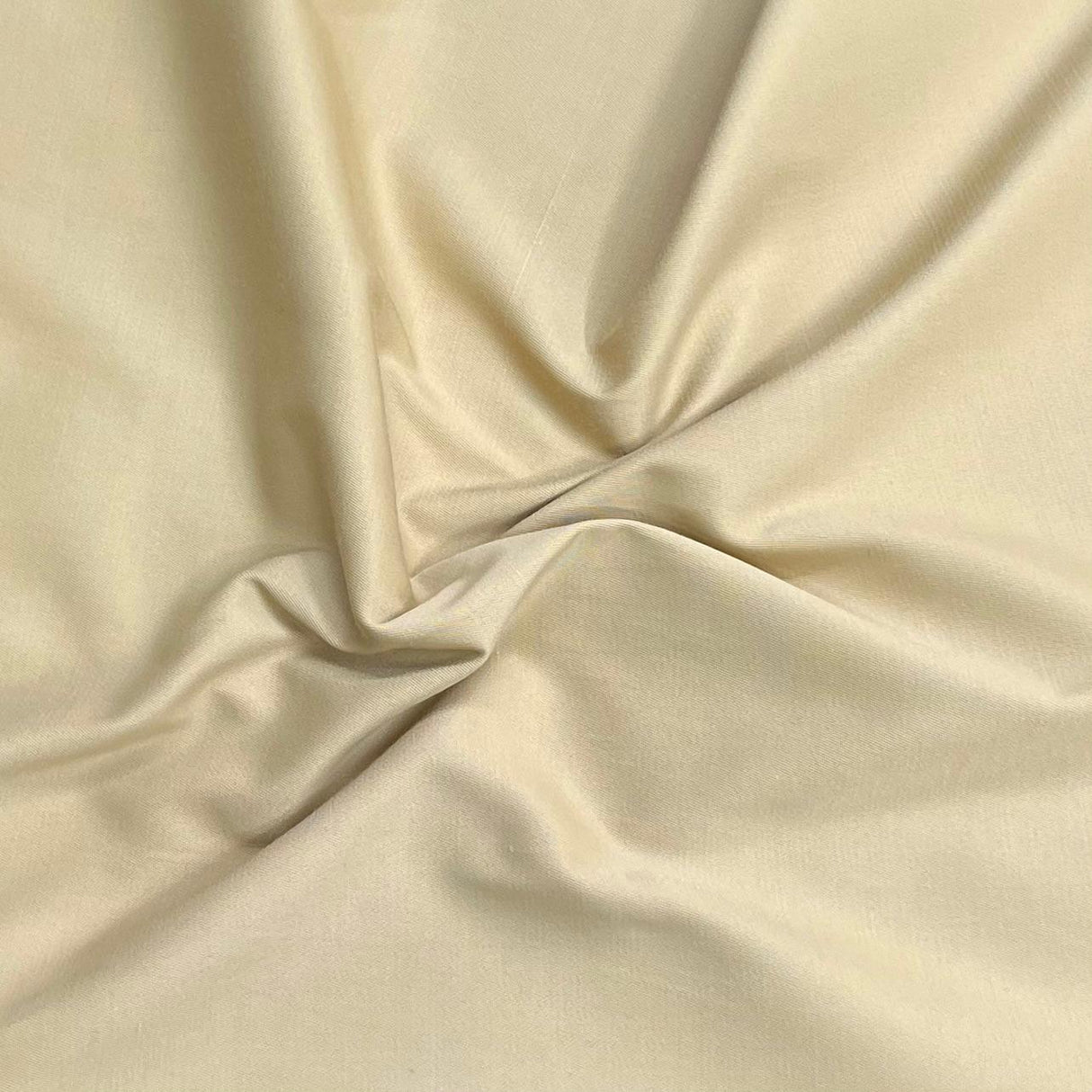 Pound A Metre 3 Metres Premium Stretch Cotton Bengaline Fabric – 45" Wide (Cream)