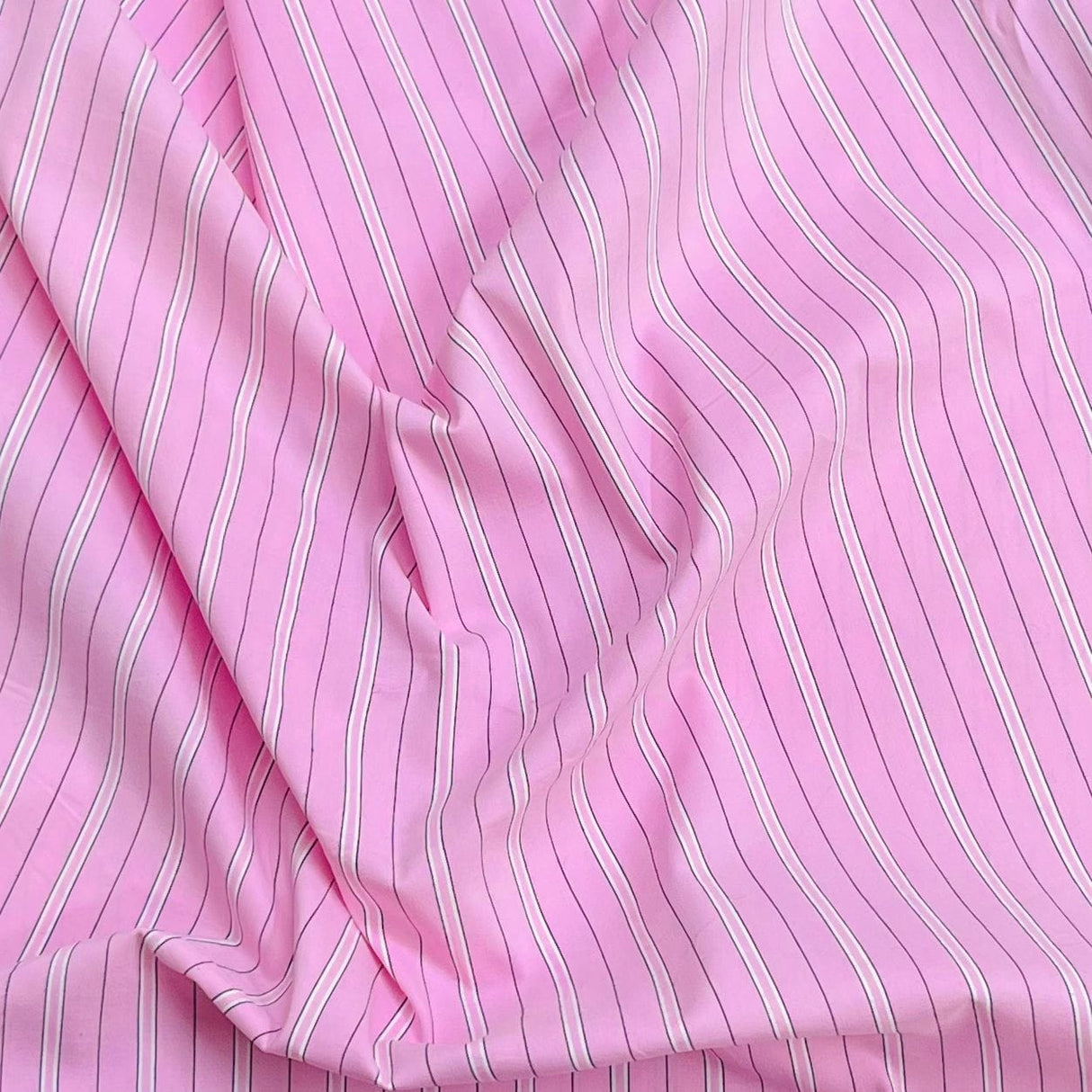 Pound A Metre 3 Metres Premium Stretch Cotton Bengaline Fabric – 55" Wide (Pink)